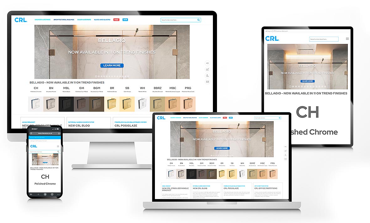 Mobiles and devices Gradient Illustration responsive website des