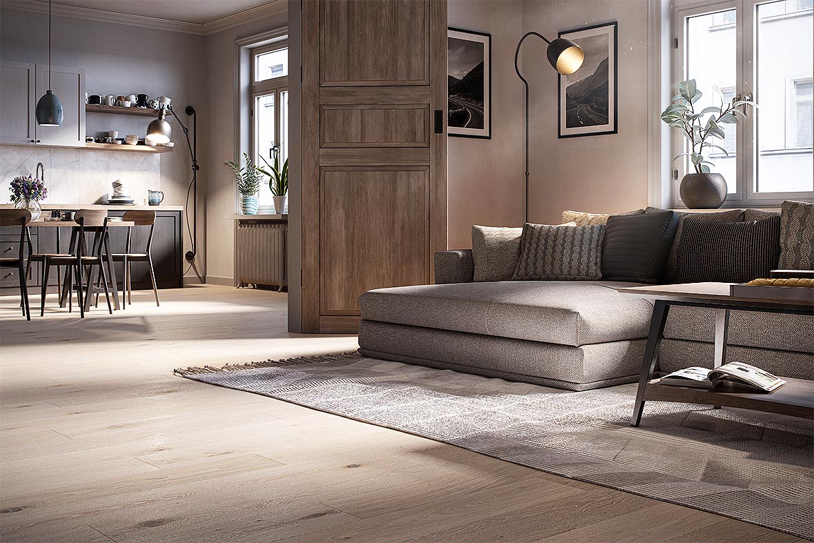 Karta - Miller wide plank - Recycled Leather Series