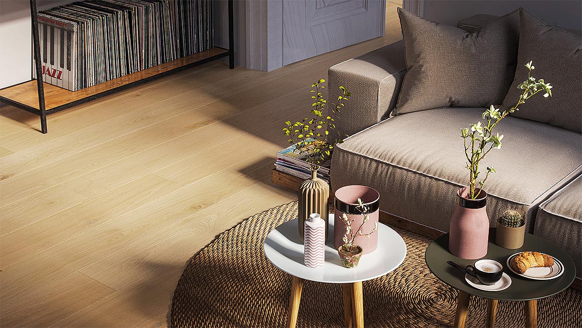 Karta - Mitchell wide plank - Recycled Leather Series